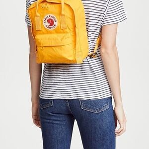 Fjallraven Kanken Mini Yellow Backpack